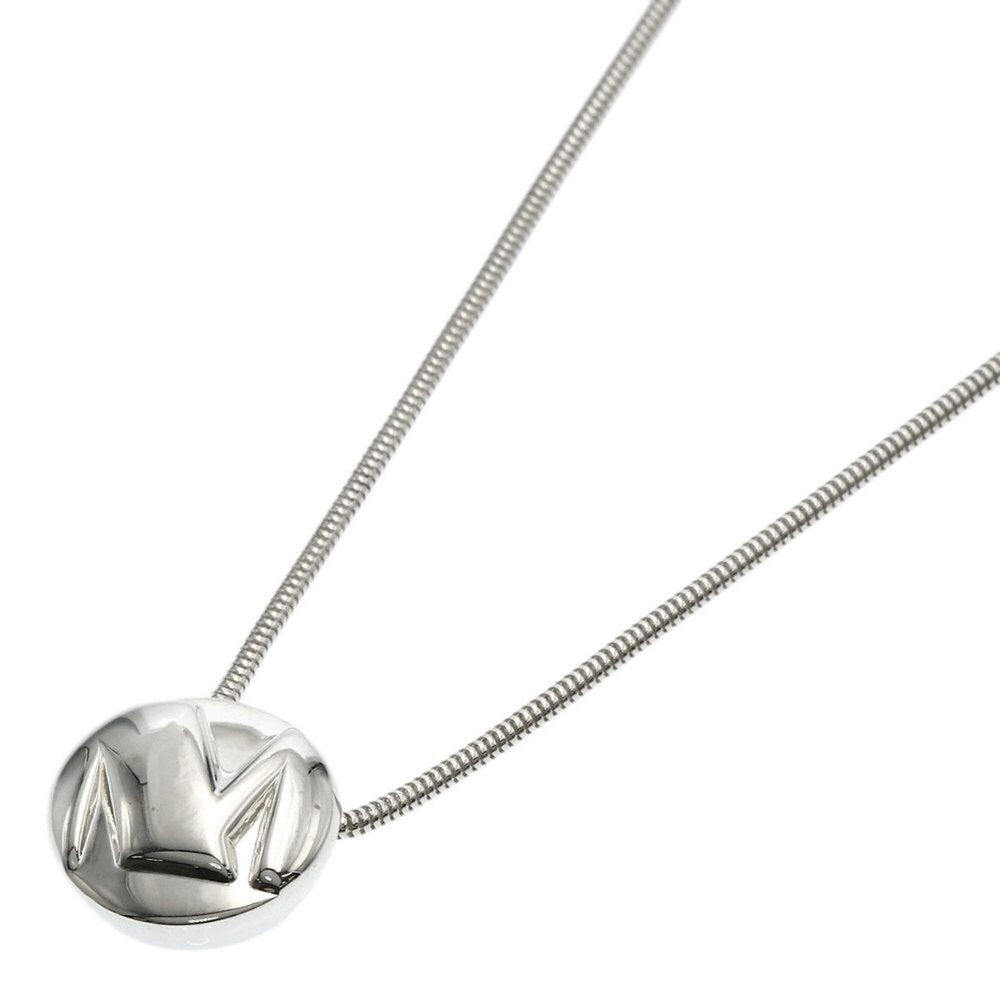 Tiffany & Co. Initial M Necklace, Silver, Women's.